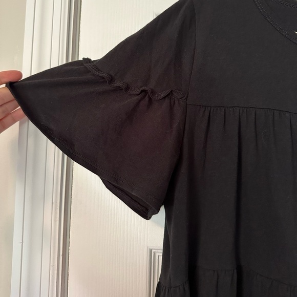 J. Crew Black Tiered Dress BG209 - Picture 4 of 9